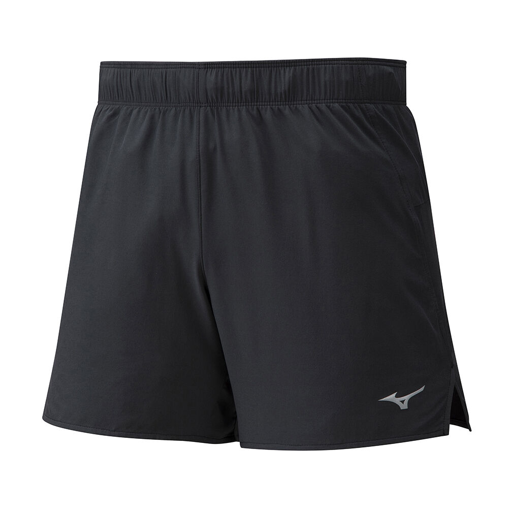 Mens Mizuno Alpha 5.5 Running Shorts Black Philippines (LEGORI270)